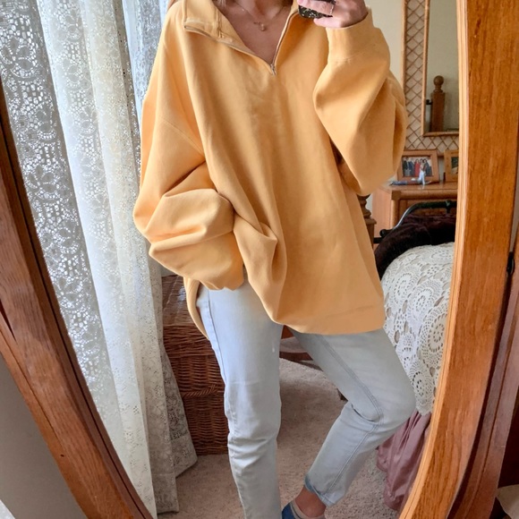 Tops - Vintage oversized quarter zip